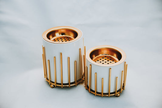 Encensoir Or et Blanc